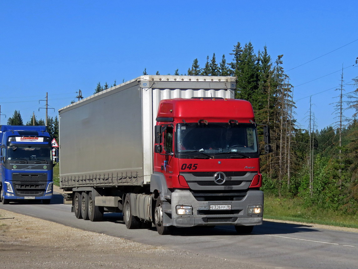 Удмуртия, № Е 326 РР 18 — Mercedes-Benz Axor 1840 [Z9M]