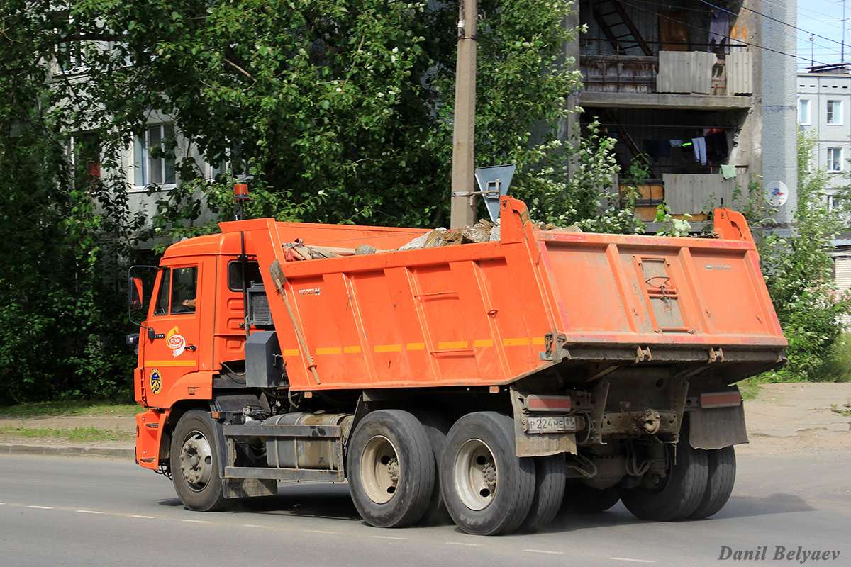 Коми, № Р 224 МЕ 11 — КамАЗ-65115 (общая модель)