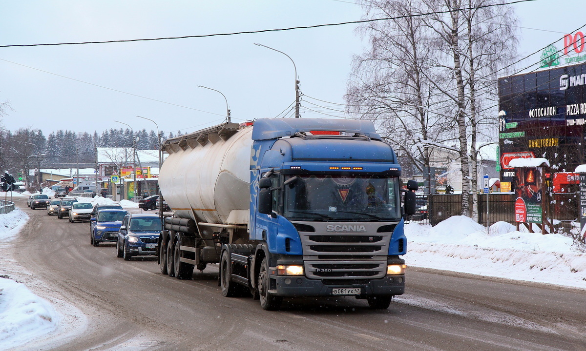 Ленинградская область, № В 081 УХ 47 — Scania ('2011) P360