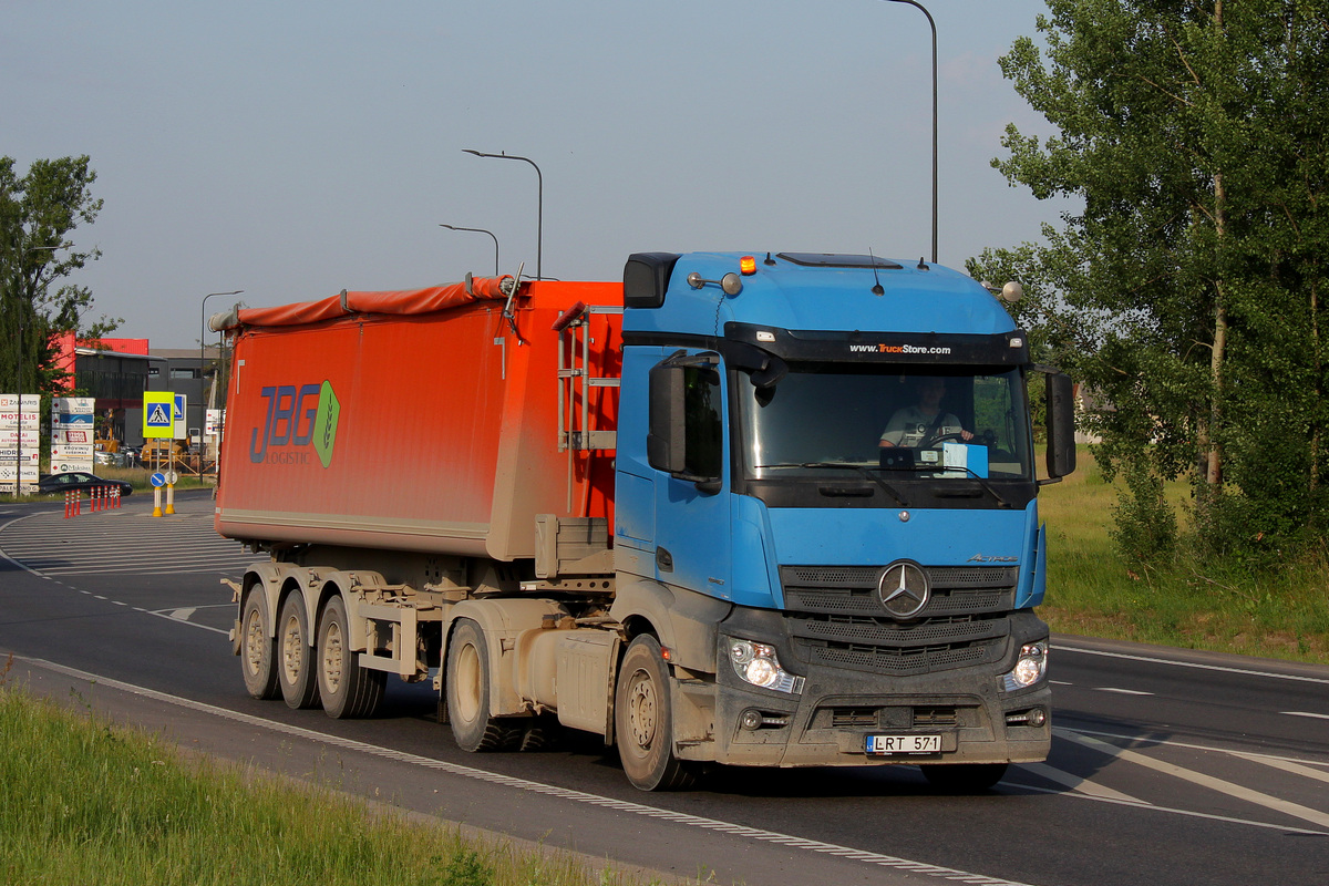 Литва, № LRT 571 — Mercedes-Benz Actros ('2011) 1840