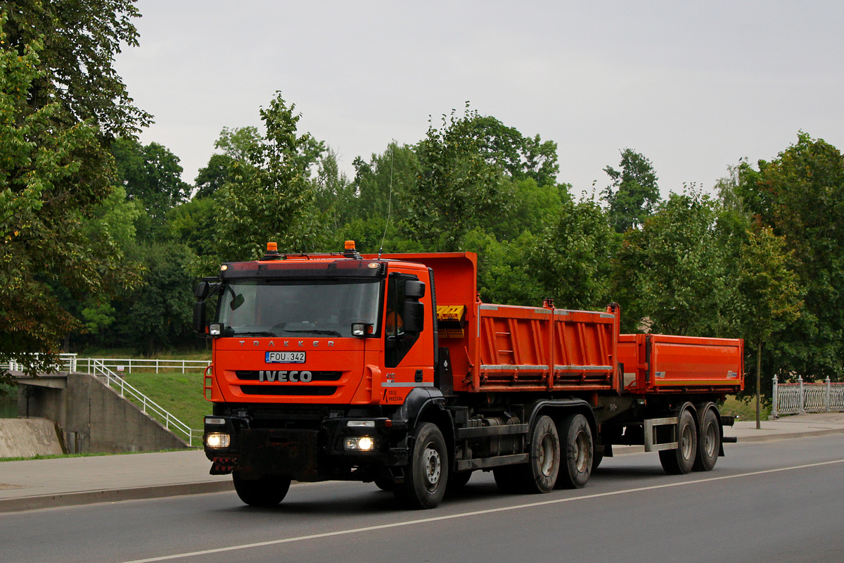 Литва, № FOU 342 — IVECO Trakker ('2007)