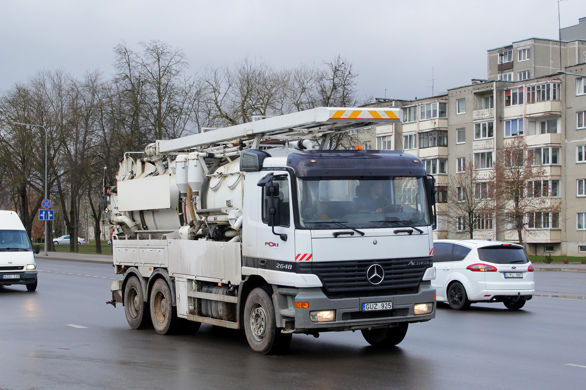 Литва, № GUZ 925 — Mercedes-Benz Actros ('1997)