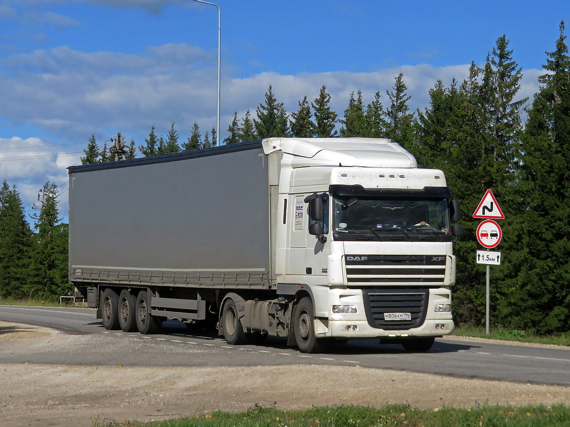 Свердловская область, № М 806 КМ 196 — DAF XF105 FT