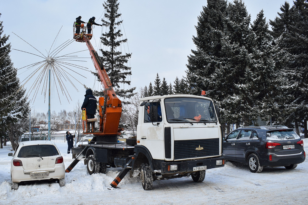 Алтайский край, № Н 718 ОХ 22 — МАЗ-437041 "Зубрёнок"