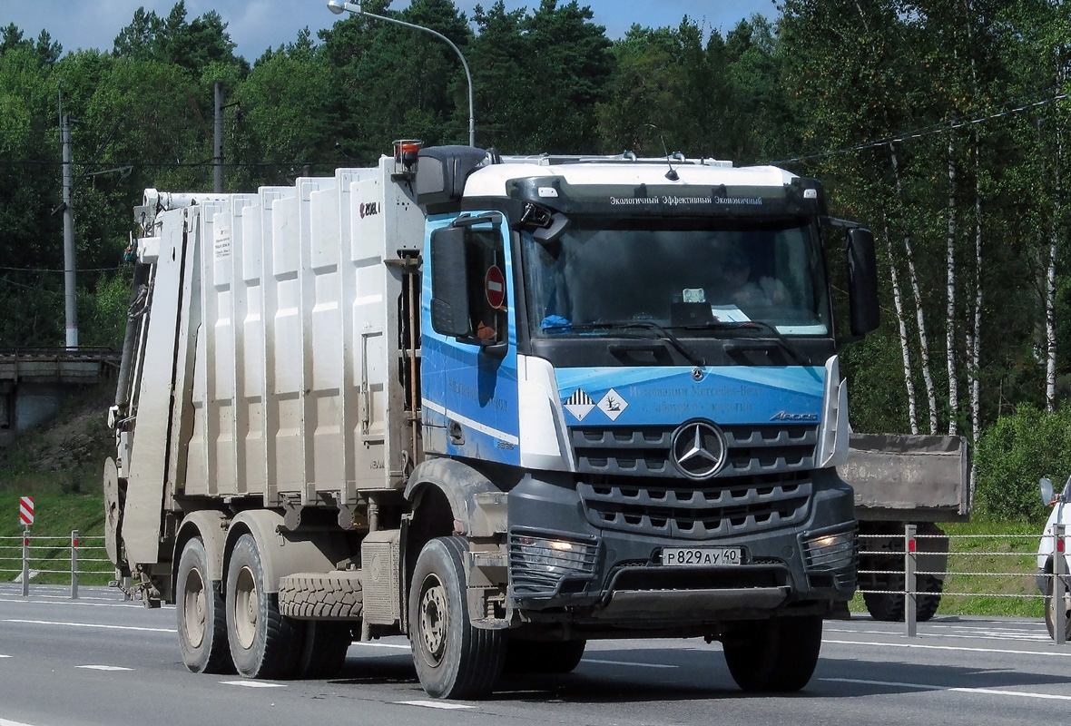 Калужская область, № Р 829 АУ 40 — Mercedes-Benz Arocs 3336 [Z9M]