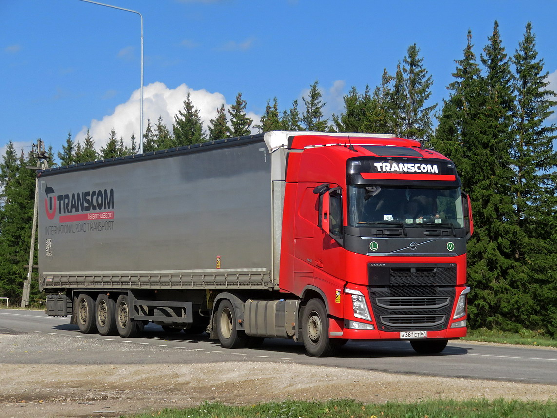 Смоленская область, № А 381 ЕТ 67 — Volvo ('2012) FH.460 [X9P]