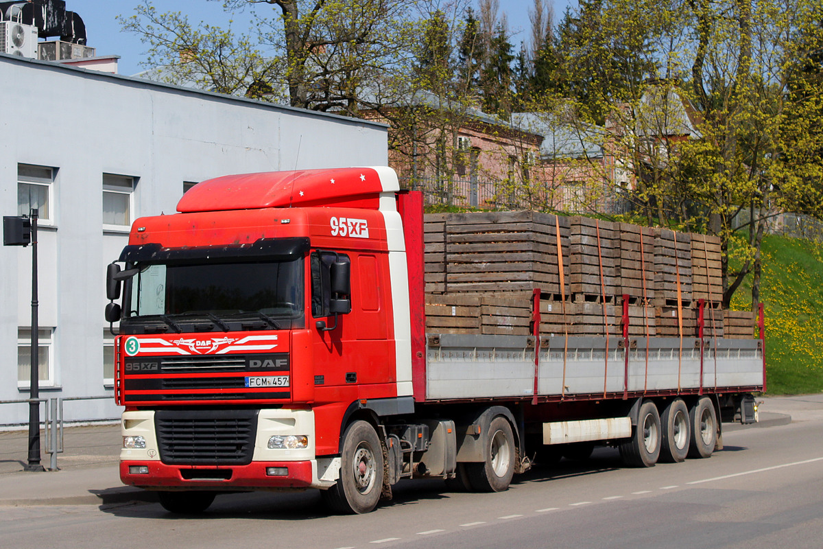 Литва, № FCM 457 — DAF 95XF FT