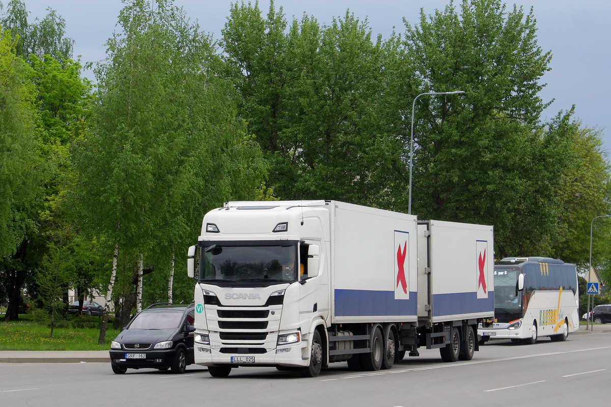 Литва, № LLL 025 — Scania ('2016) R410
