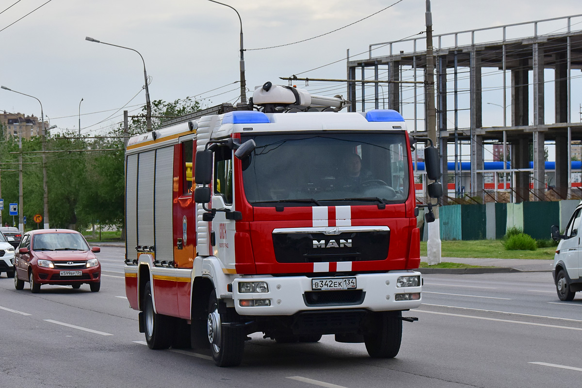 Волгоградская область, № В 342 ЕК 134 — MAN TGM 13.290