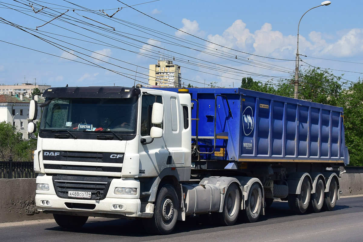 Волгоградская область, № А 488 СО 134 — DAF CF85 FTT