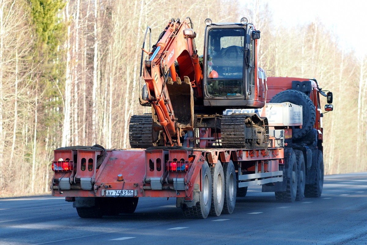 Ханты-Мансийский автоном.округ, № АУ 7493 86 — Спецприцеп (общая модель)