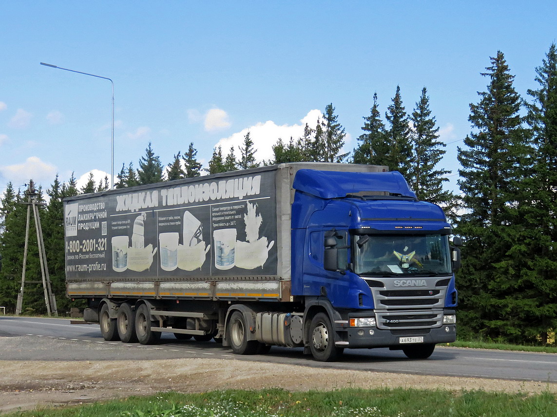 Ивановская область, № А 693 ТЕ 37 — Scania ('2011) P400