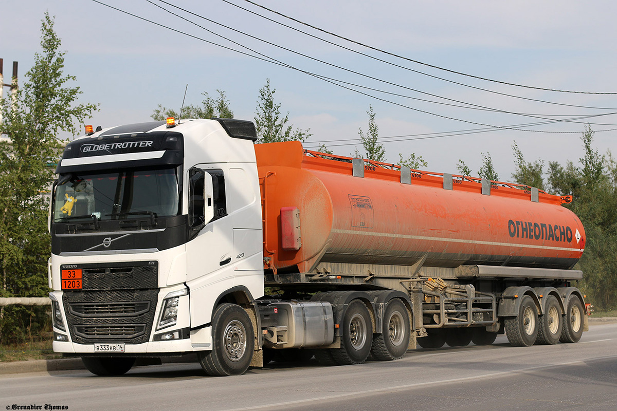 Саха (Якутия), № В 333 КВ 14 — Volvo ('2012) FH.420