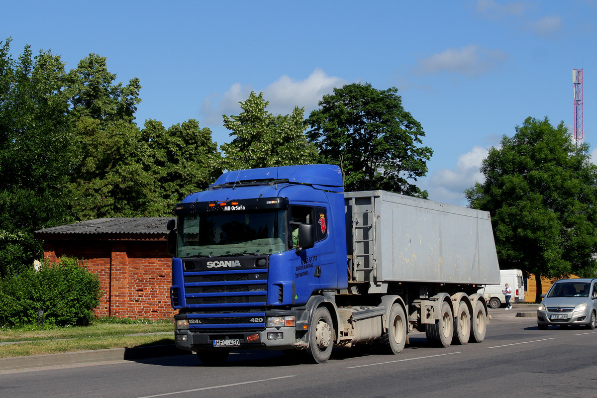 Литва, № HFC 420 — Scania ('1996) R124L