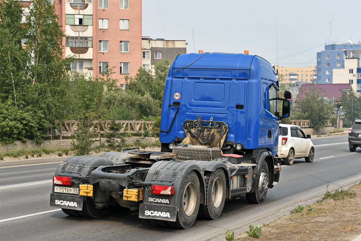 Омская область, № У 251 ЕР 55 — Scania ('2013) G440