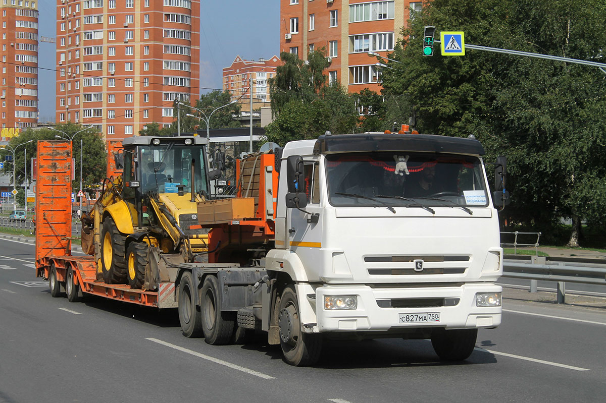 Московская область, № С 827 МА 750 — КамАЗ-65116-A4