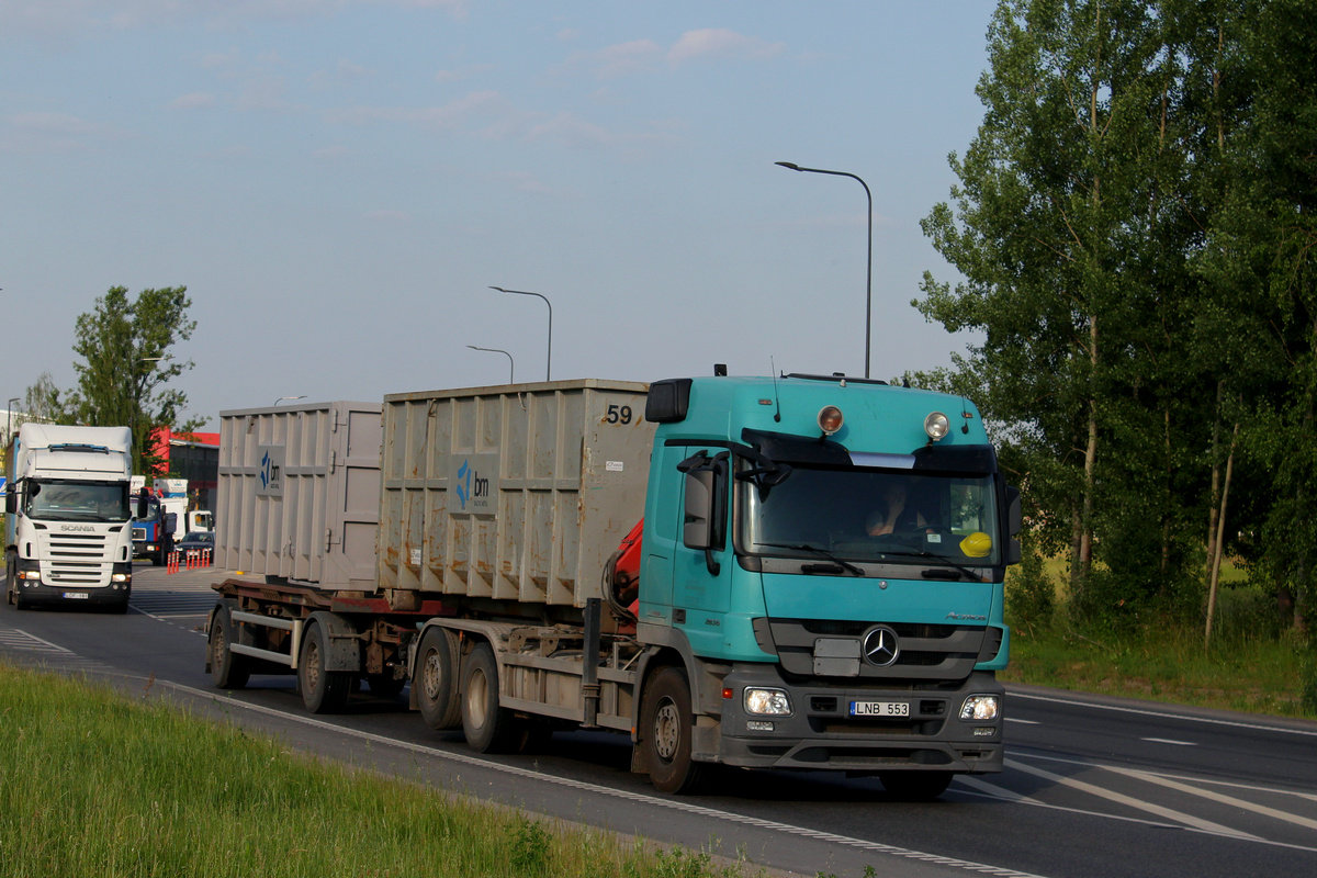 Литва, № LNB 553 — Mercedes-Benz Actros ('2009) 2536