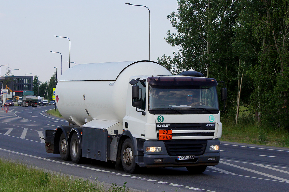 Литва, № VKF 690 — DAF CF85 FAR