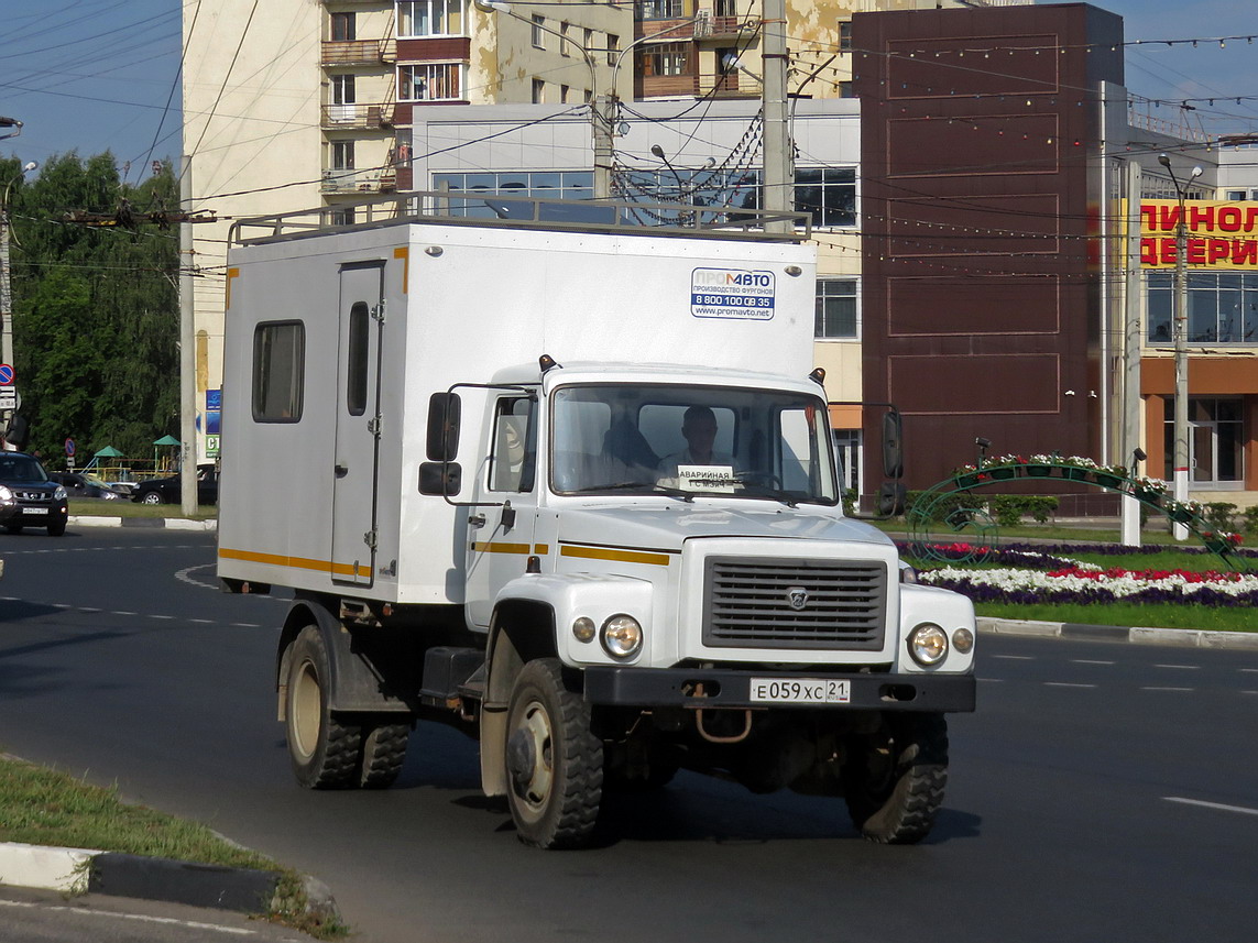 Чувашия, № Е 059 ХС 21 — ГАЗ-3308 (общая модель)