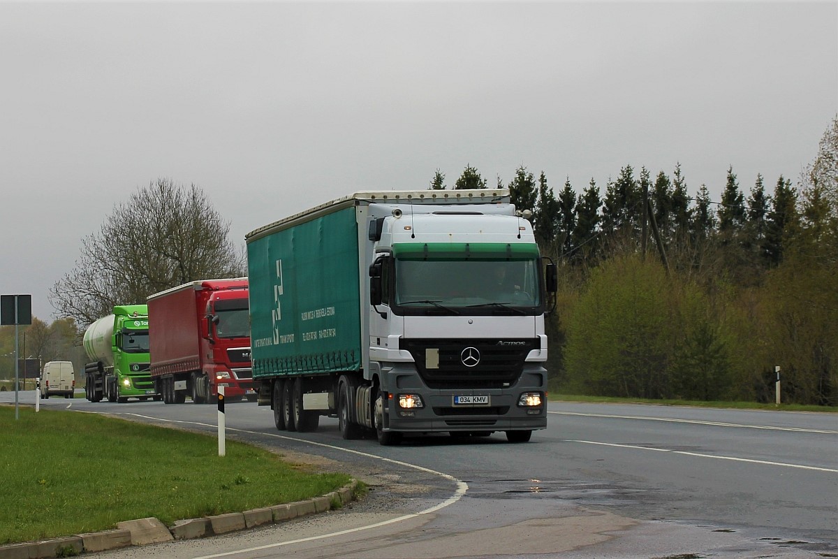 Эстония, № 034 KMV — Mercedes-Benz Actros ('2003) 1844