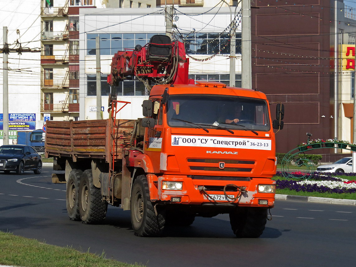 Чувашия, № Е 672 УВ 21 — КамАЗ-43118-46