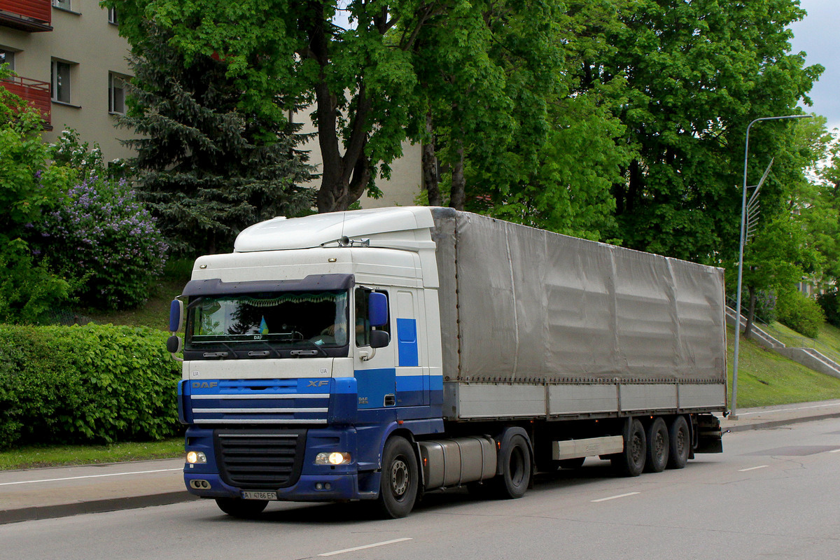 Киевская область, № АІ 4786 ЕР — DAF XF105 FT