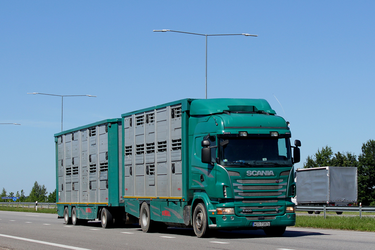 Польша, № WOS 73876 — Scania ('2009) R500