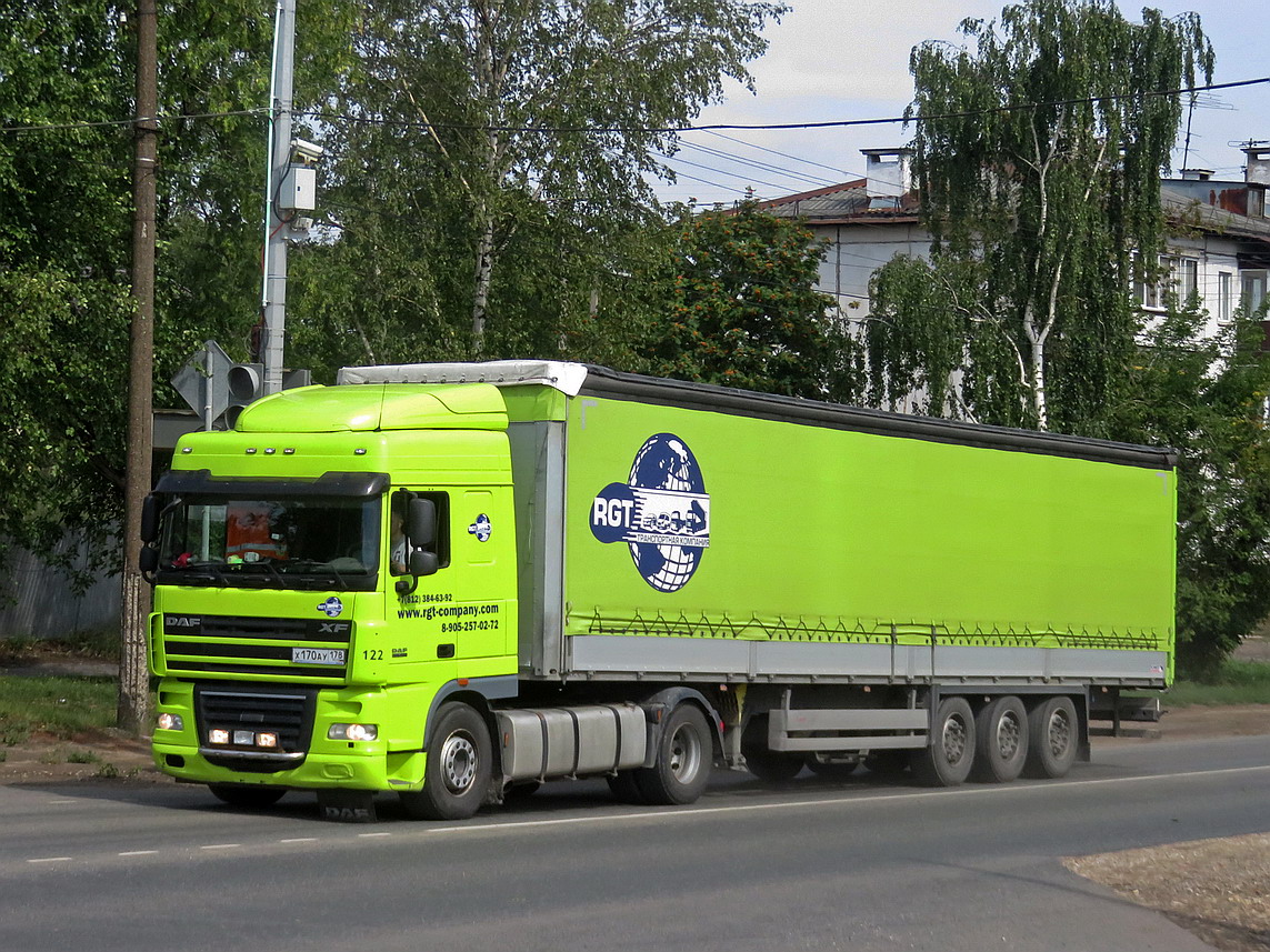 Санкт-Петербург, № Х 170 АУ 178 — DAF XF105 FT