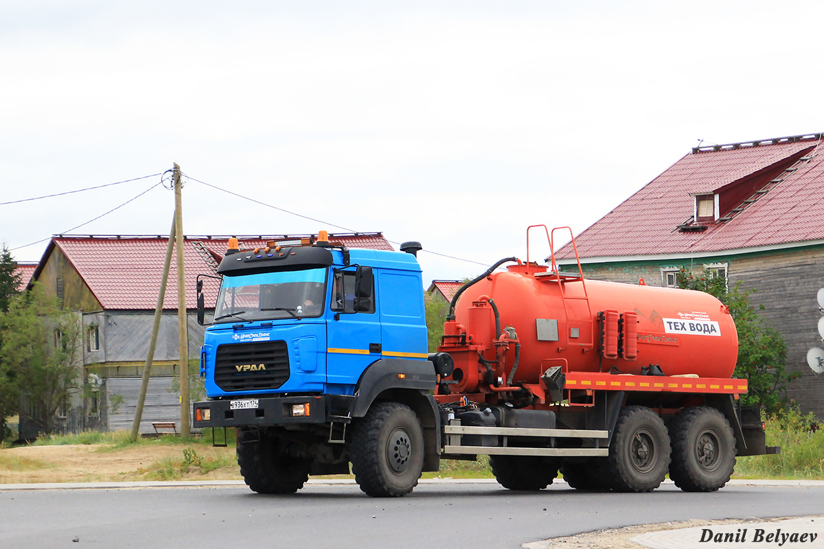 Ненецкий автономный округ, № В 936 ХТ 174 — Урал-4320-80М