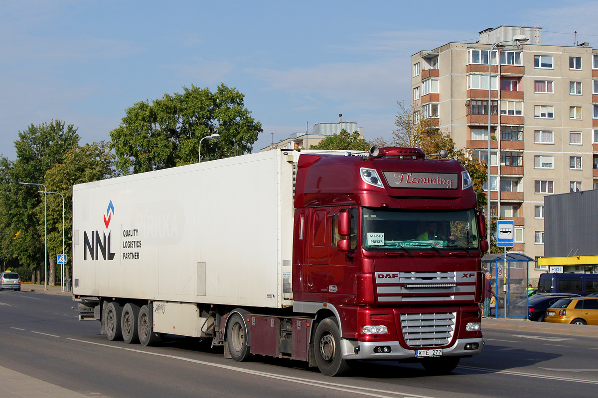 Литва, № KTE 272 — DAF XF105 FT