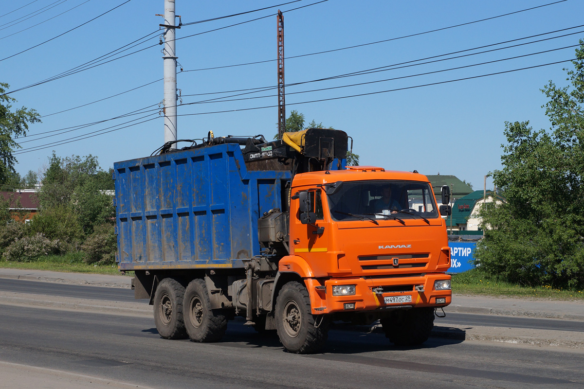 Архангельская область, № М 497 ОС 29 — КамАЗ-43118-46