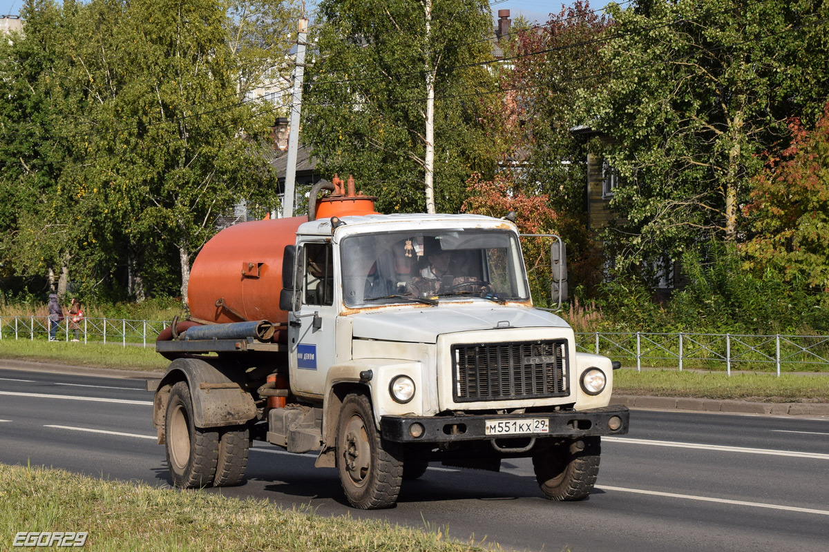 Архангельская область, № М 551 КХ 29 — ГАЗ-3309