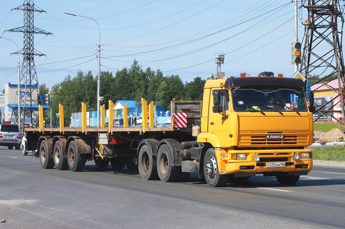 Ханты-Мансийский автоном.округ, № С 535 АМ 186 — КамАЗ-65116-62