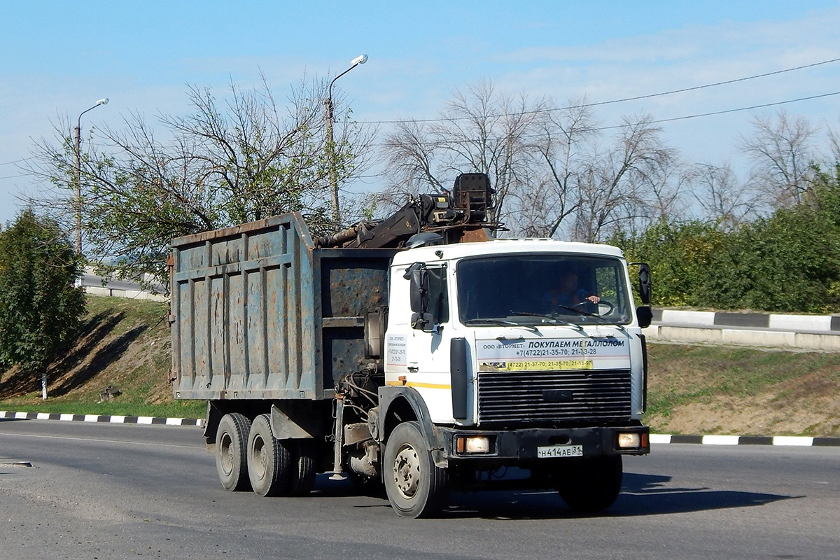 Белгородская область, № Н 414 АЕ 31 — МАЗ-6303A5