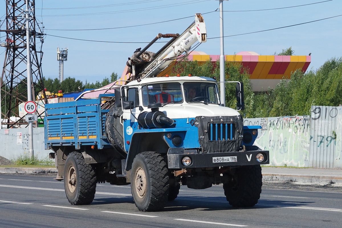 Ханты-Мансийский автоном.округ, № В 808 НА 186 — Урал-43206-61