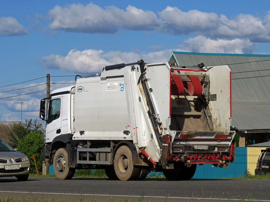 Кировская область, № О 247 РР 43 — Mercedes-Benz Arocs 2033 [Z9M]