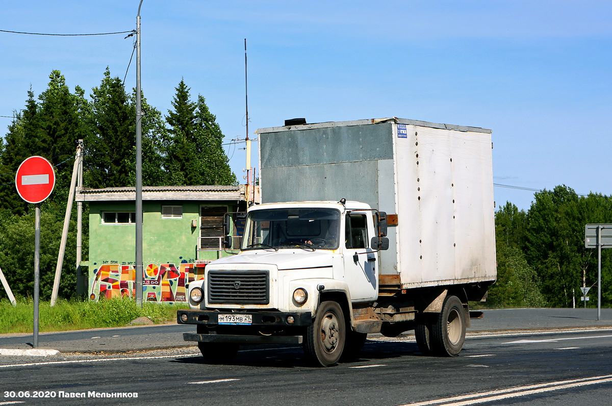 Архангельская область, № М 193 МВ 29 — ГАЗ-33098