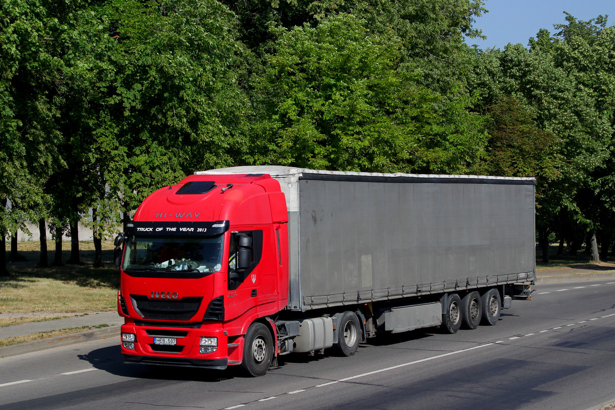 Литва, № HEB 507 — IVECO Stralis ('2012) 460