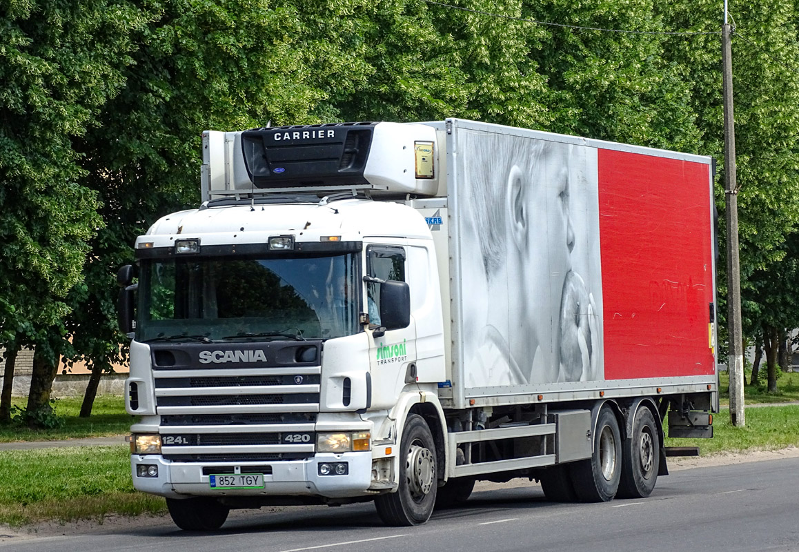 Эстония, № 852 TGY — Scania ('1996) R124L