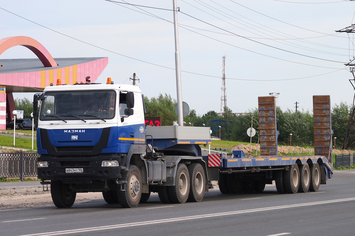 Ханты-Мансийский автоном.округ, № В 847 МТ 186 — МАЗ-MAN-6465