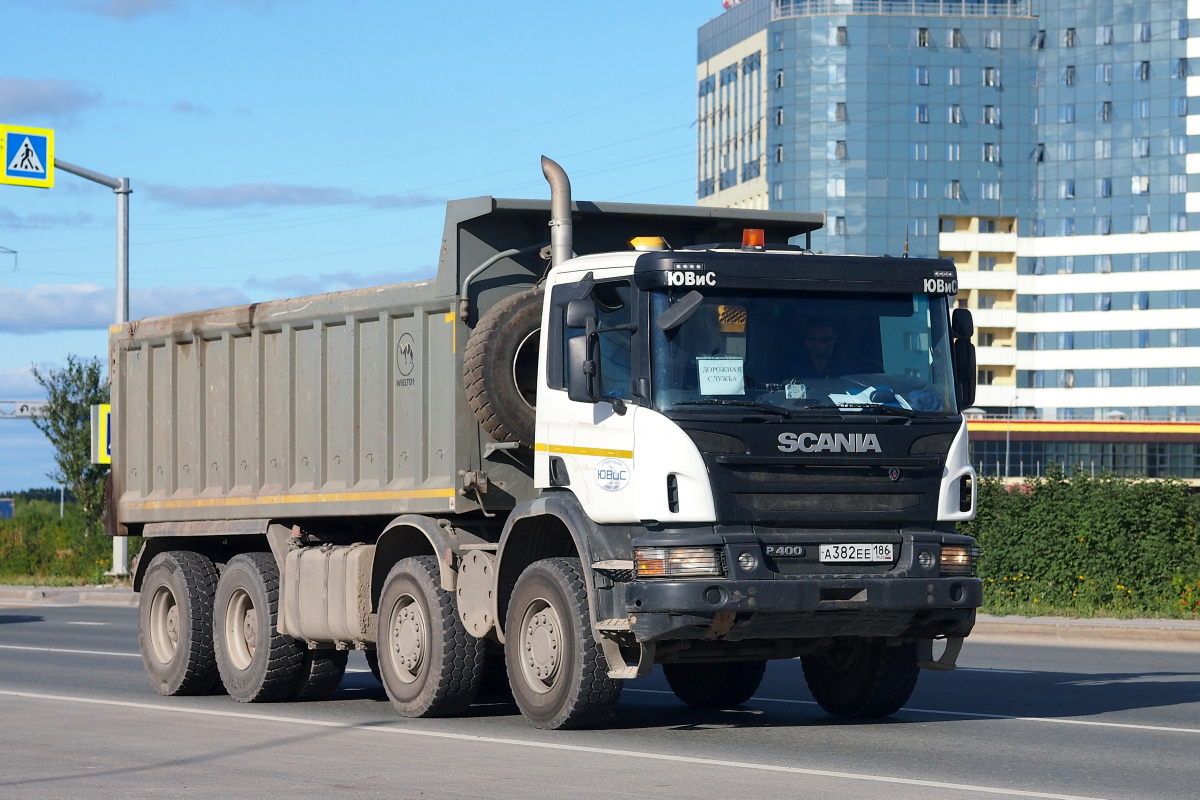 Ханты-Мансийский автоном.округ, № А 382 ЕЕ 86 — Scania ('2011) P400