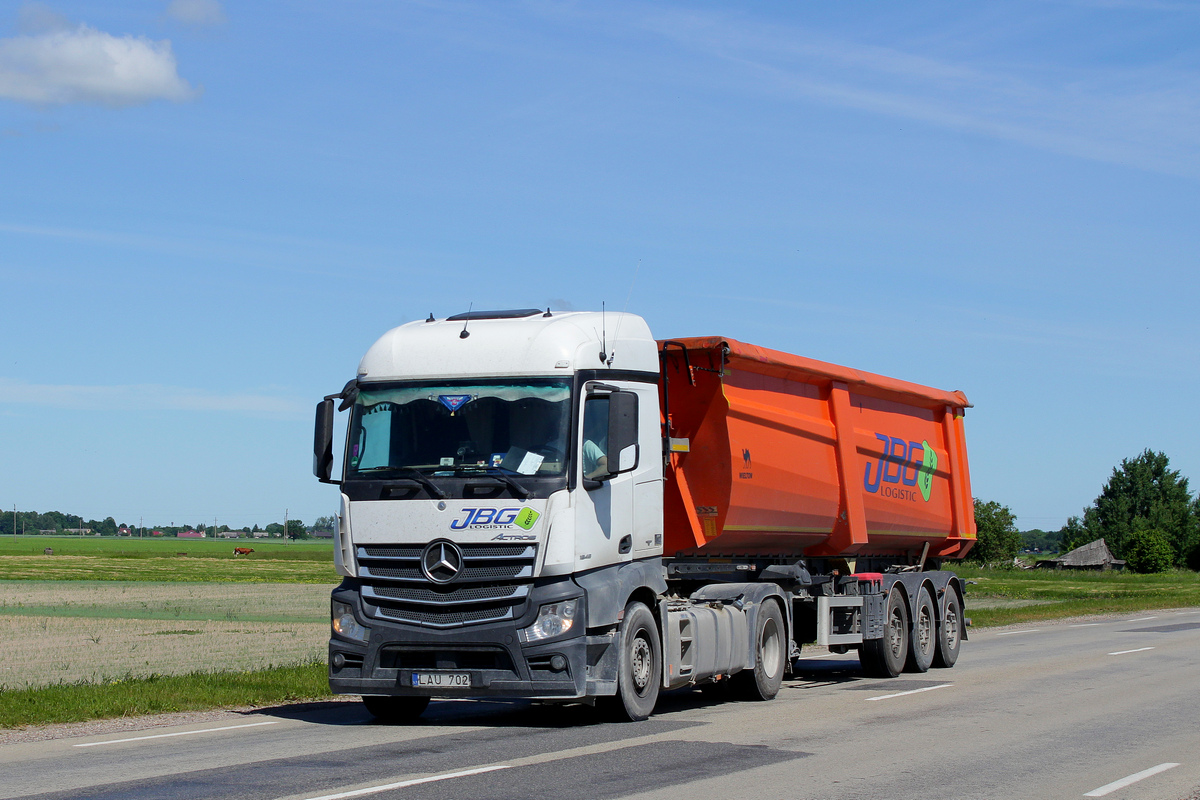 Литва, № LAU 702 — Mercedes-Benz Actros ('2011) 1845