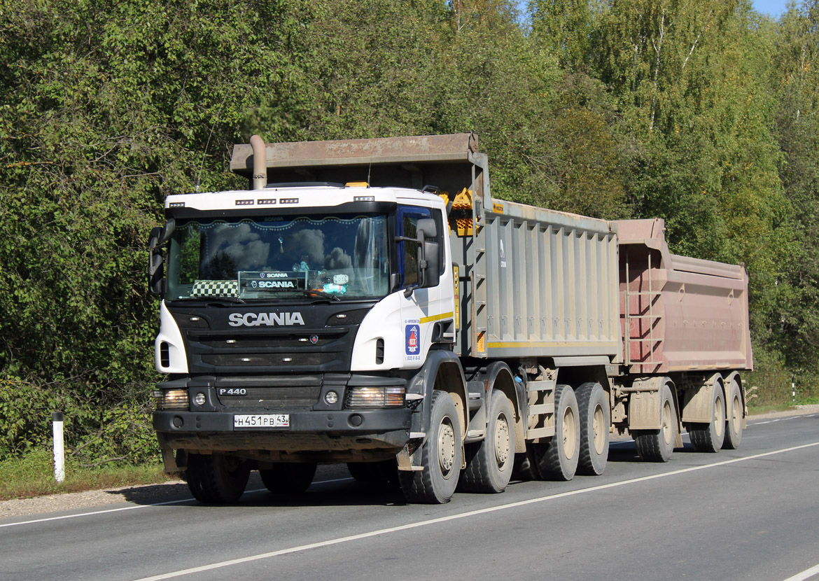 Кировская область, № Н 451 РВ 43 — Scania ('2011) P400