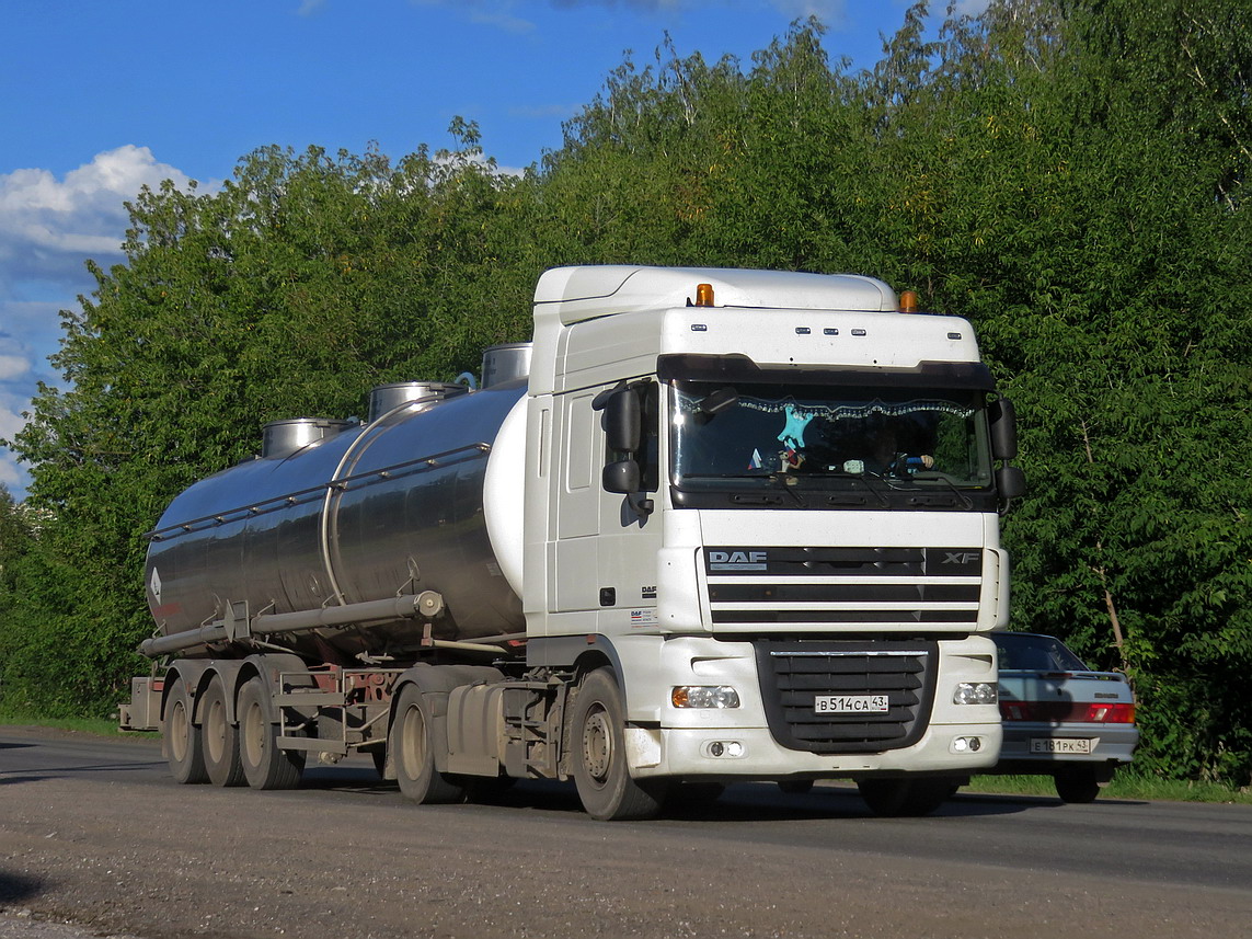 Кировская область, № В 514 СА 43 — DAF XF Euro6 FT