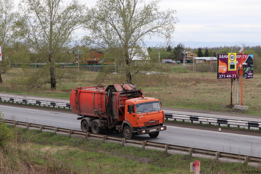 Красноярский край, № У 534 ЕХ 124 — КамАЗ-65115-62