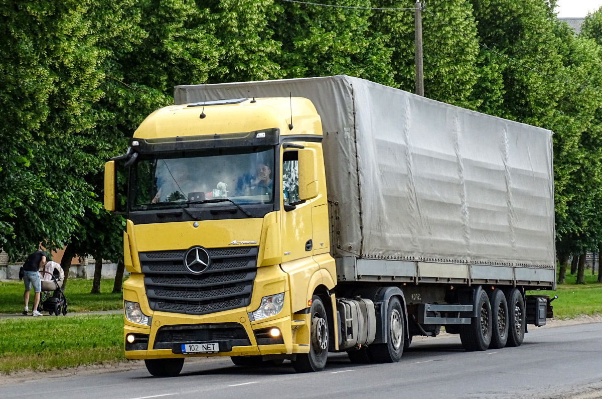 Эстония, № 102 NET — Mercedes-Benz Actros ('2011) 1840