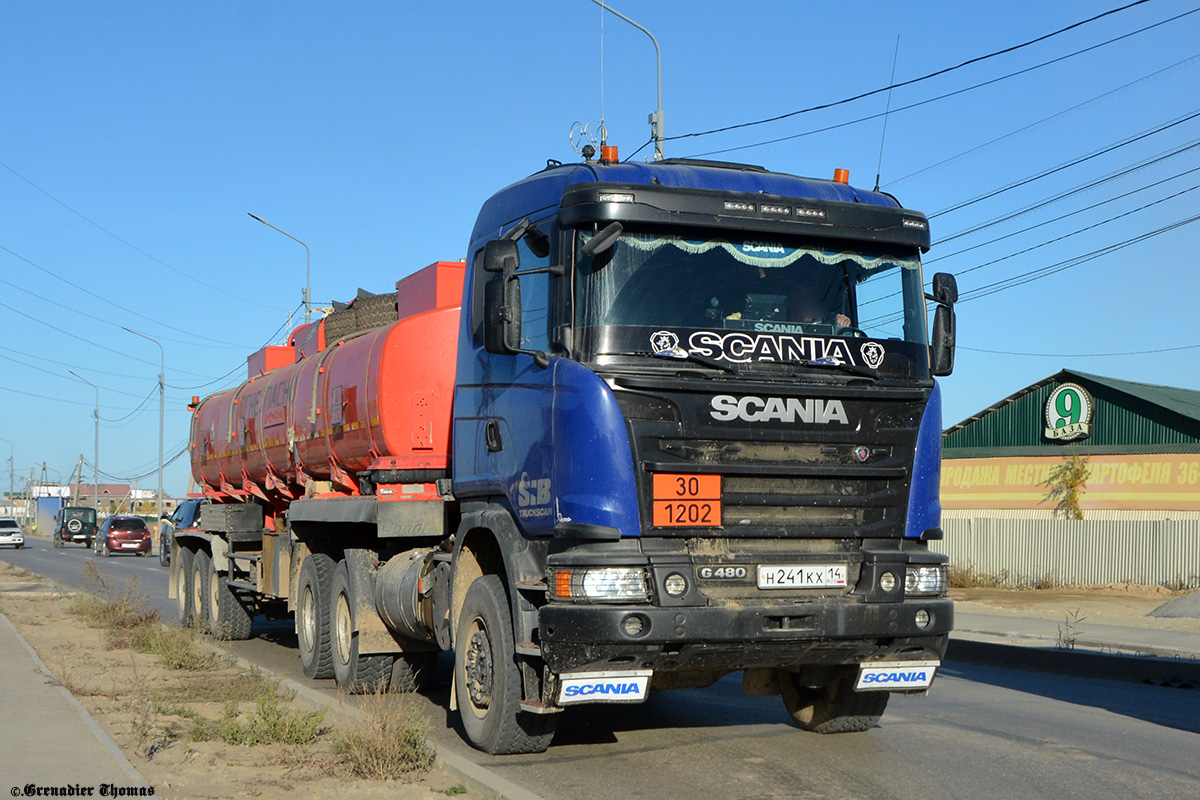 Саха (Якутия), № Н 241 КХ 14 — Scania ('2013) G480