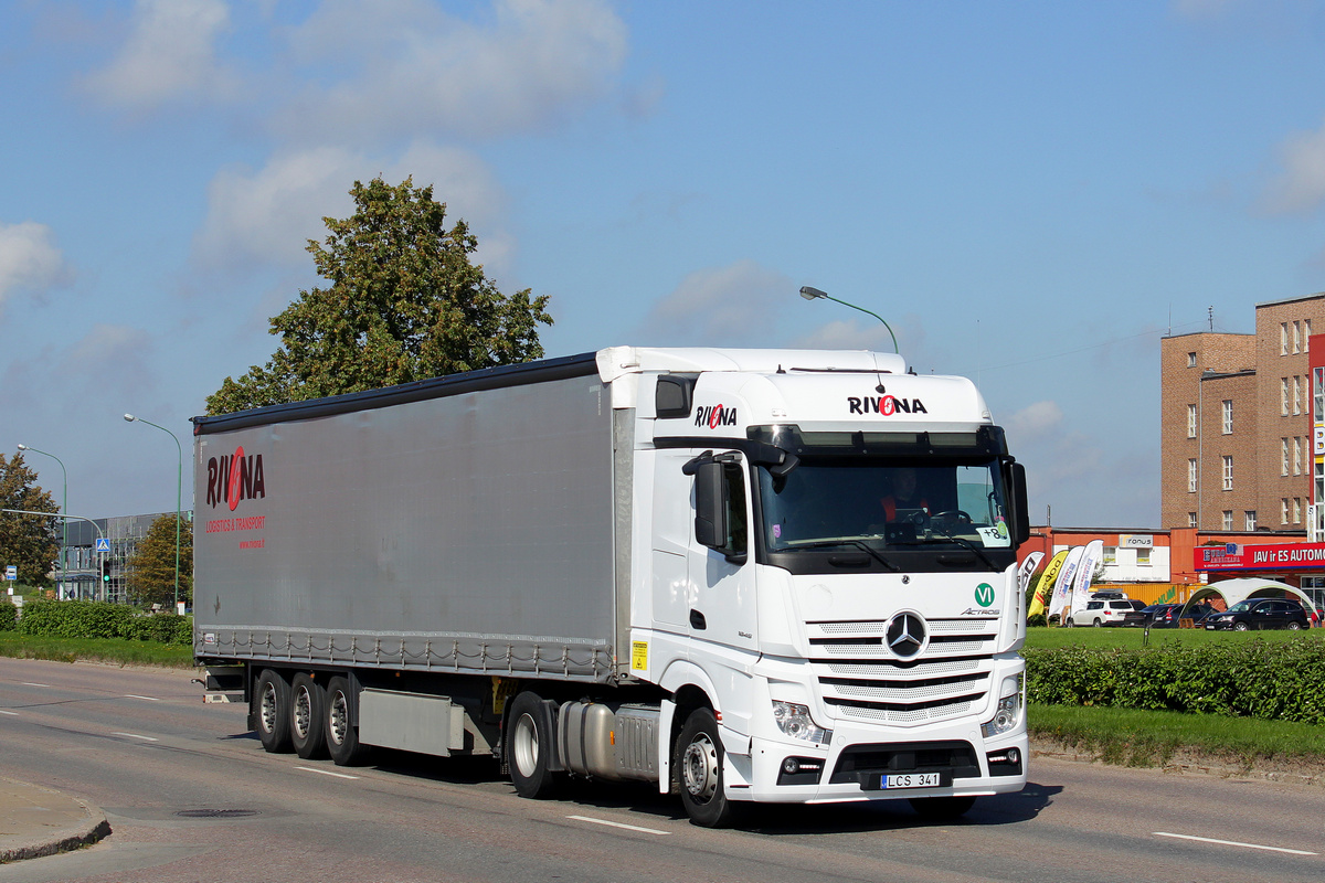 Литва, № LCS 341 — Mercedes-Benz Actros ('2011) 1845