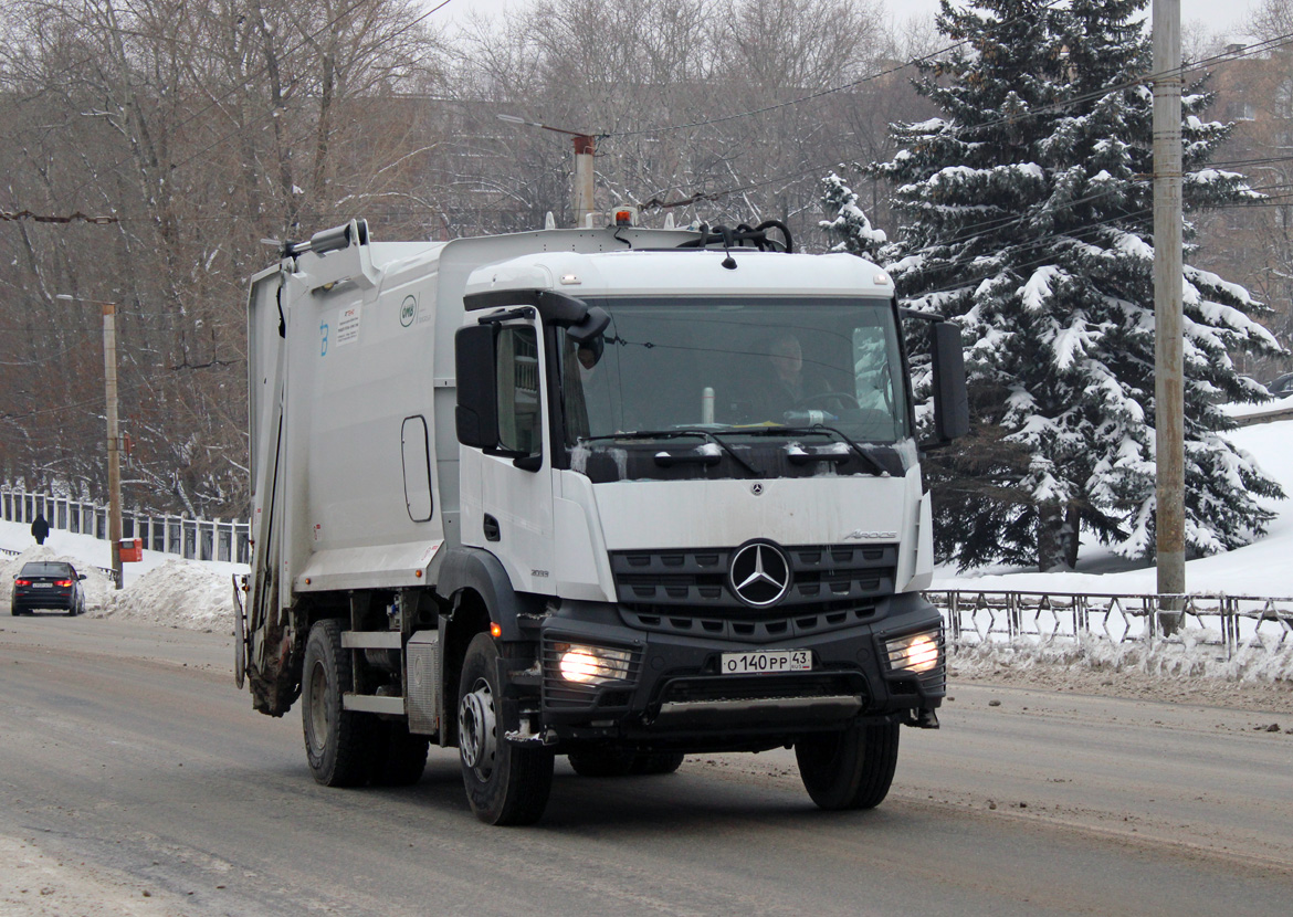 Кировская область, № О 140 РР 43 — Mercedes-Benz Arocs 2033 [Z9M]