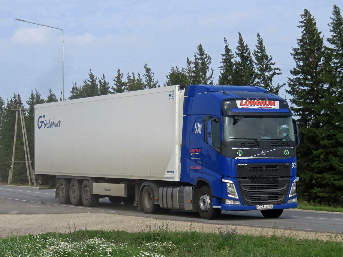 Московская область, № Е 778 ТВ 750 — Volvo ('2012) FH.420 [X9P]